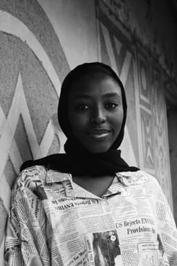 Young woman in a headscarf